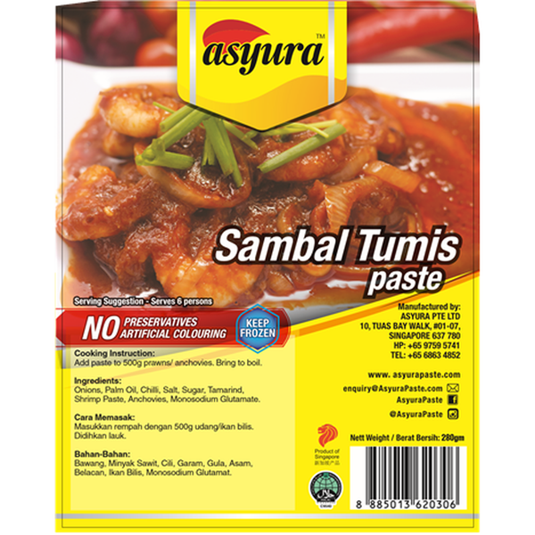 Asyura Sambal Tumis Paste-Food Pastes-Asyura-Sedap.sg