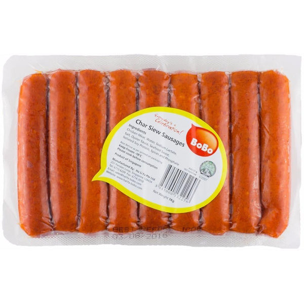 Bobo Chicken Char Siew Sausages-Frozen Food-Bobo-Sedap.sg