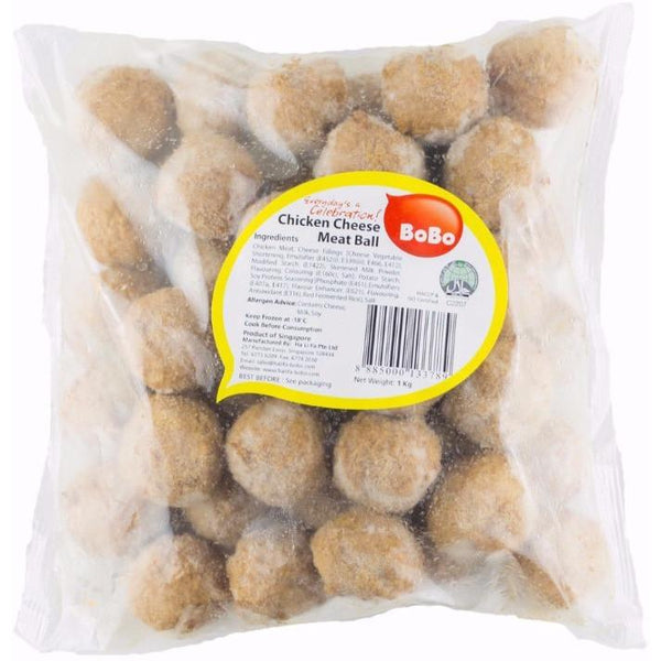 Bobo Chicken Cheese Meatball (1kg)-Frozen Food-Bobo-Sedap.sg