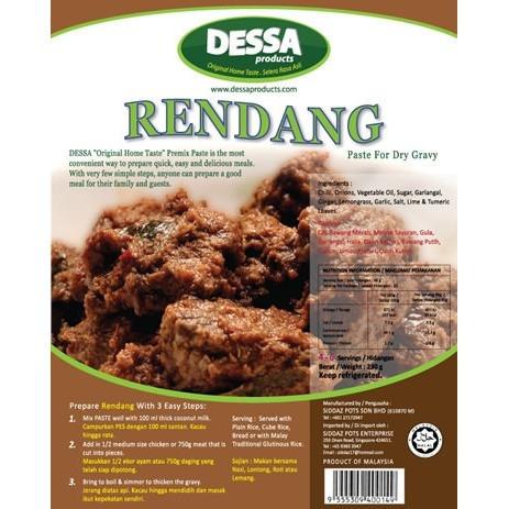 Dessa Rendang Paste-Food Pastes-Dessa-Sedap.sg