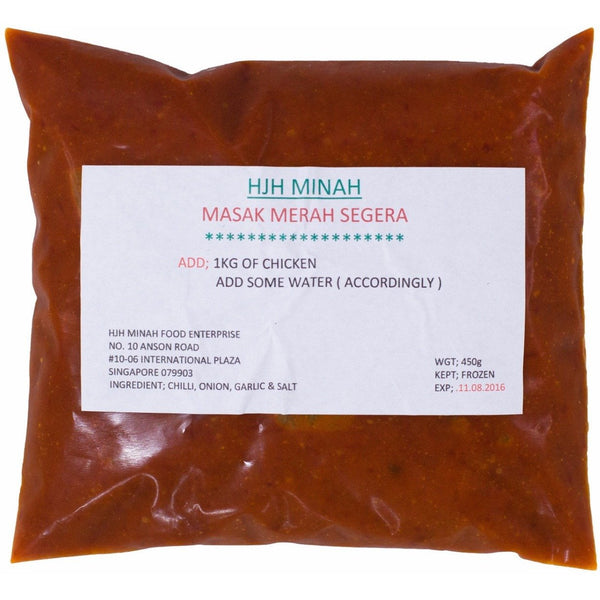 Hjh Minah Masak Merah Paste-Food Pastes-Hjh Minah-Sedap.sg